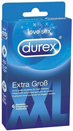 Prservatifs Durex King Size  XXL - x6