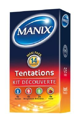 preservatifs manix tentations discovery kit x14