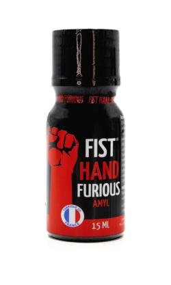 Poppers Fist Hand Furious Rouge - (Amyle) 15 ml