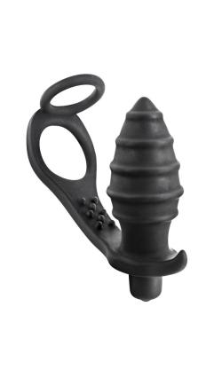 plug anal vibro cockring blue junker epuise