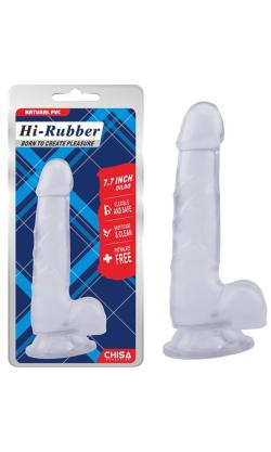 gode transparent rubber chisa novelties