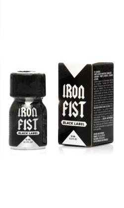 poppers iron fist black label flacon aluminium