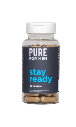 pure for men stay ready gelules pour rapports intimes propres
