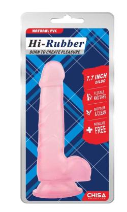 gode transparent rubber chisa novelties