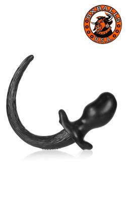 plug queue puppy tail beagle noir 5cm
